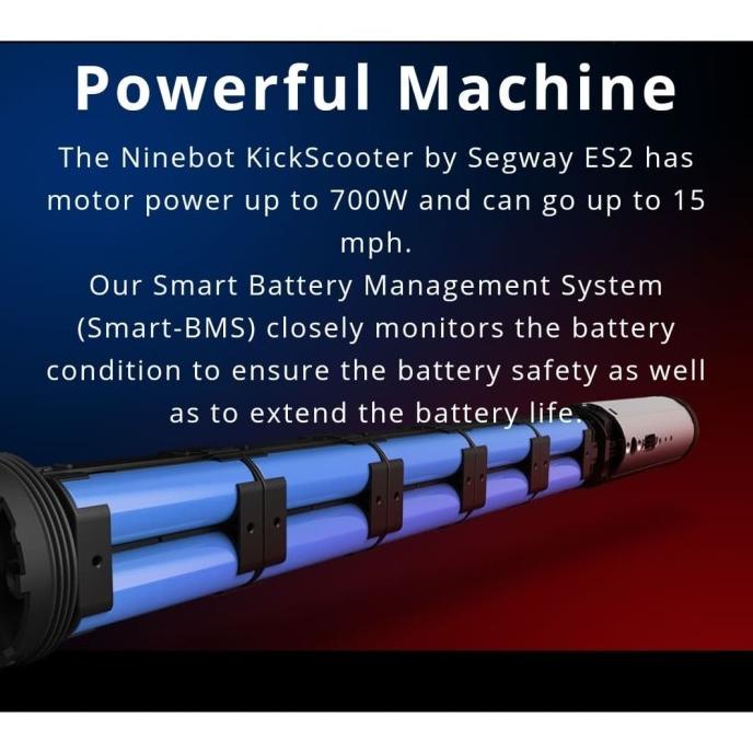 Ninebot Segway Es2 Electric Scooter With Led Display Escooter Grab