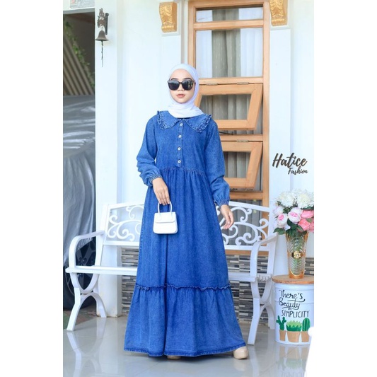 GAMIS JEANS WANITA DEWASA/GAMIS JEANS WASH/GAMIS JEANS TERBARU/GAMIS JEANS KRIWIL BAWAH