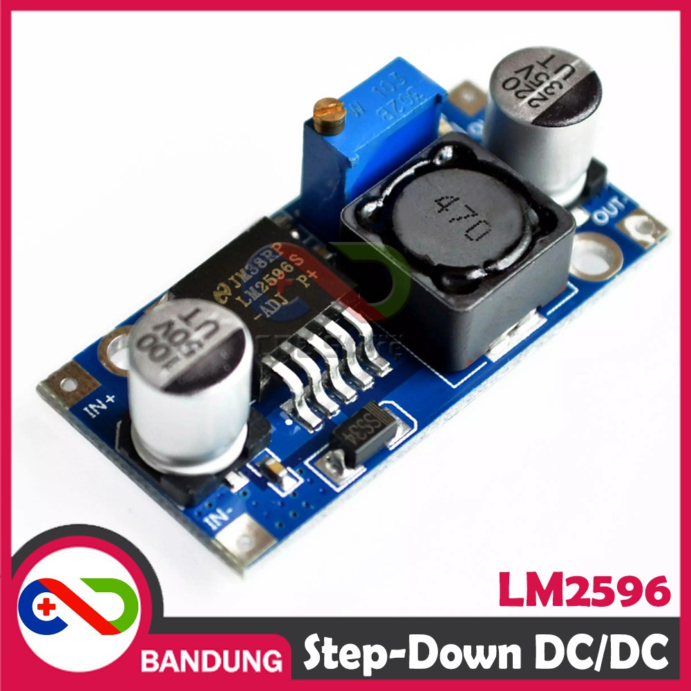 LM2596 DC-DC ADJUSTABLE STEP DOWN POWER SUPPLY 4.5-35V to 1.25-3