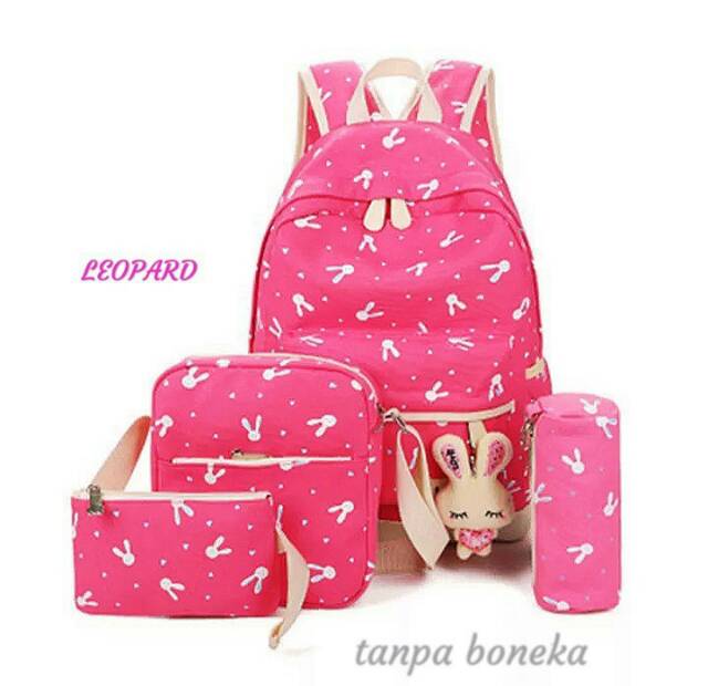 WAISTBAGS {{BISA COD}}TAS RANSEL ANAK SEKOLAH SD CEWEK KELINCI PLAYBOY