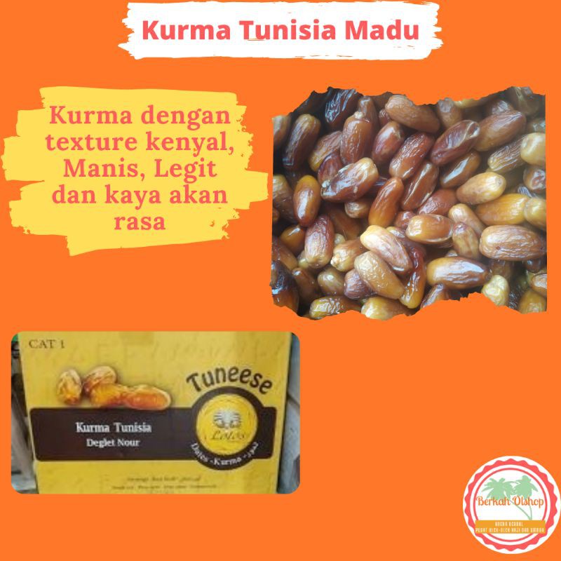 

kurma tunisia madu kurma kenyal manis 1kg