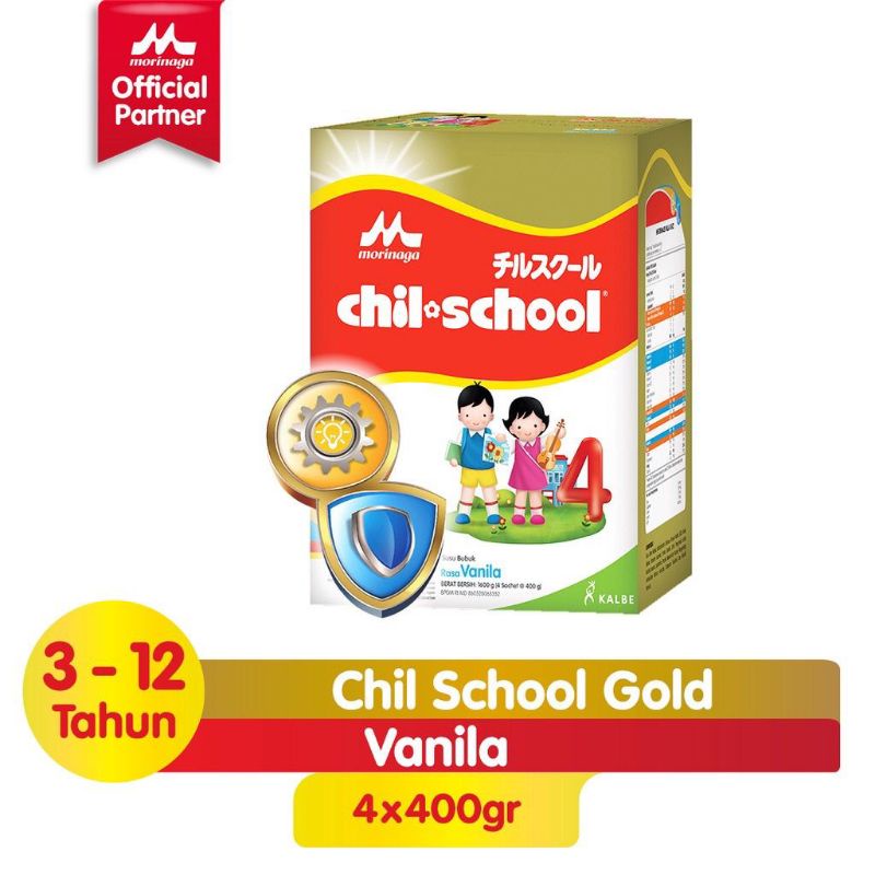 Morinaga Chil School Gold Vanila 1600 gr chilschool