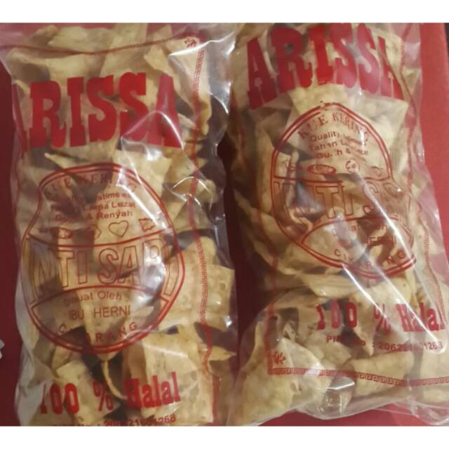 

Keripik Bawang ARISA Merk Inti Sari.