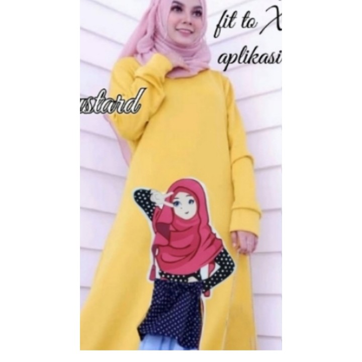 FWG - NAJABI MAXI HIJAB / HIJAB / MAXI TERBARU / HIJAB TERBARU WANITA / PAKAIAN WANITA HIJAB