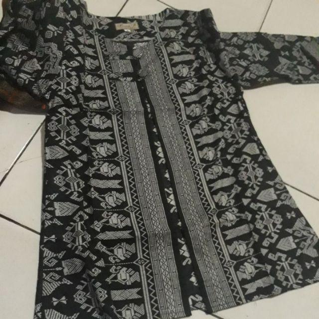 Tunik Batik Wanita Motif Prada Matahari