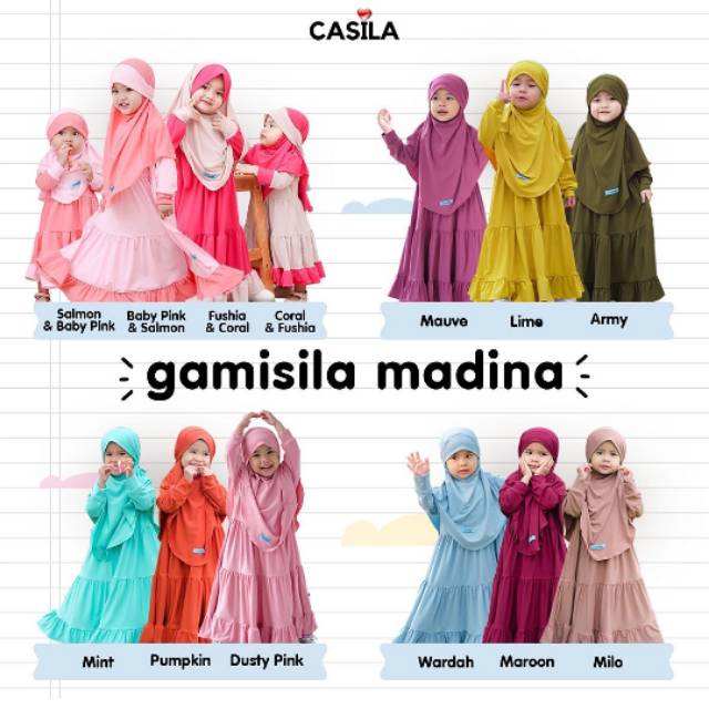 Gamis anak gamisila madina