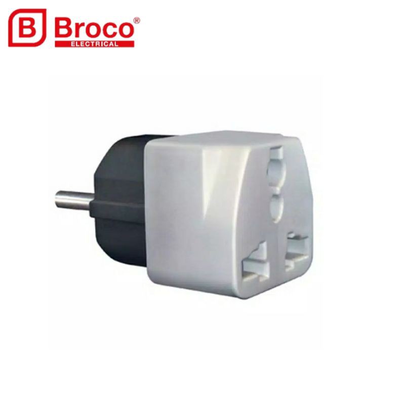 Broco Universal Adaptor / Adaptor Tusuk Kontak Listrik 13910
