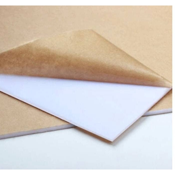 Akrilik Putih Susu A3 / AkrilikLembaran Warna Putih Susu