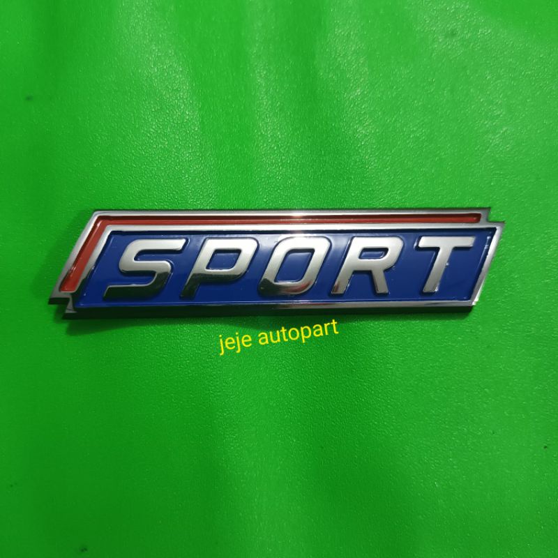 emblem SPORT universal asli original