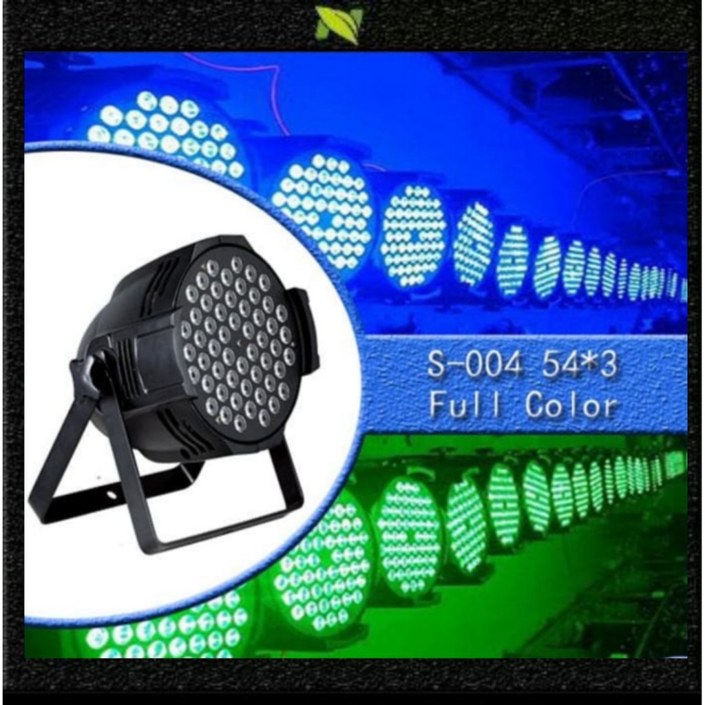 Lampu Par Led 54 X 3W Full Color S004