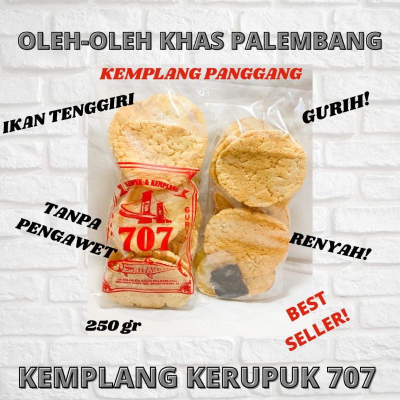 

Kemplang panggang badak 707 Palembang/kemplang bakar badak/kelempang panggang/kerupuk ikan Tenggiri