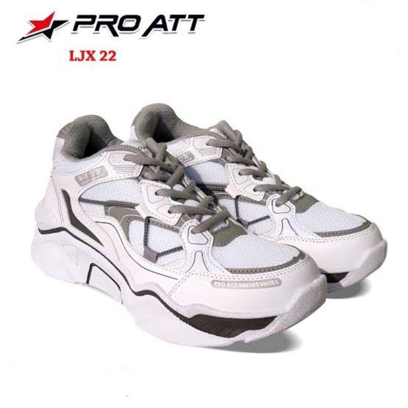 Sepatu Sneakers Korea Pro Att LJX 22 Sepatu Fashion Wanita warna Putih 37-40