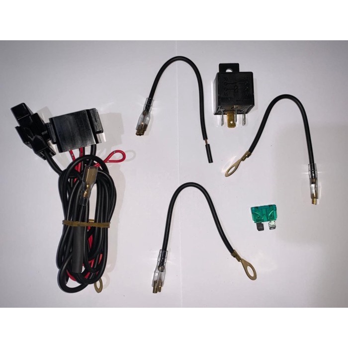 PAKET KLAKSON DENSO KEONG ORIGINAL + KABEL SET &amp; RELAY MOBIL UNIVERSAL