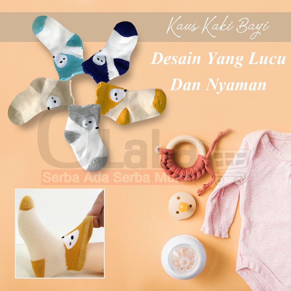 KAOS KAKI BAYI JARING 3D J00737 ISI 5PCS