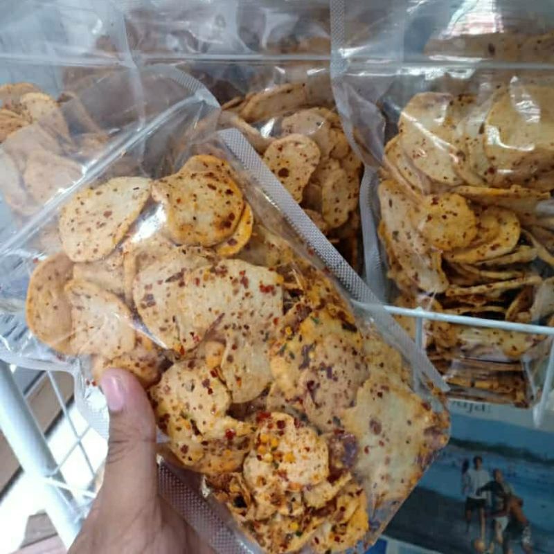 

Keripik Basreng Pedas 250g