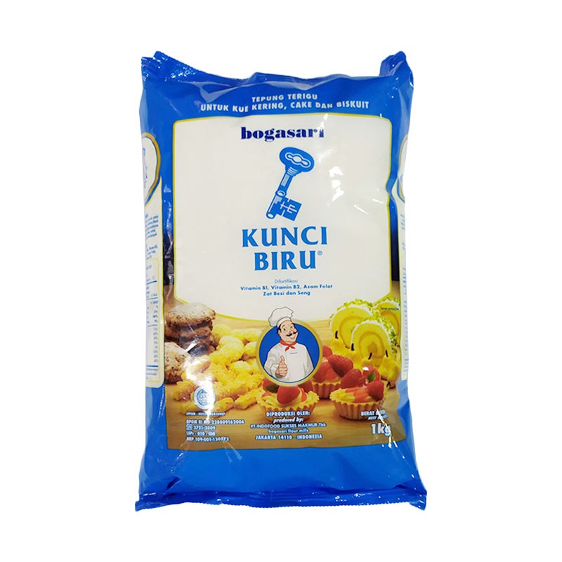 

Tepung Terigu Kunci Biru 1Kg