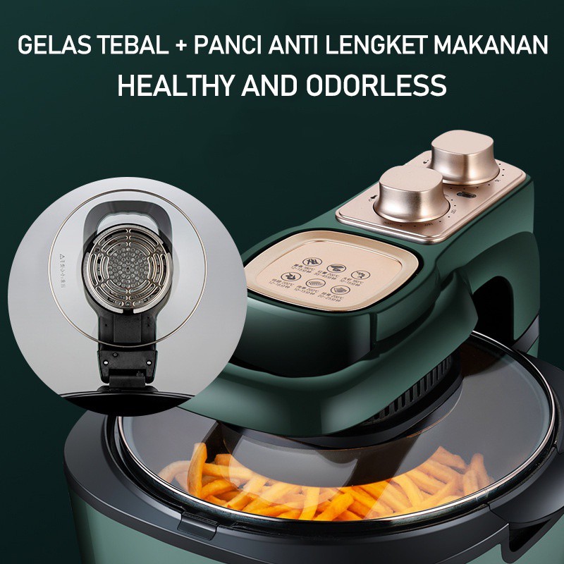 POTE  Air Fryer Home Intelligent Large Capacity Automatic Fryer Oil Free Low Fat Electric Oven/6L penggorengan udara tanpa Minyak Anti Lengket