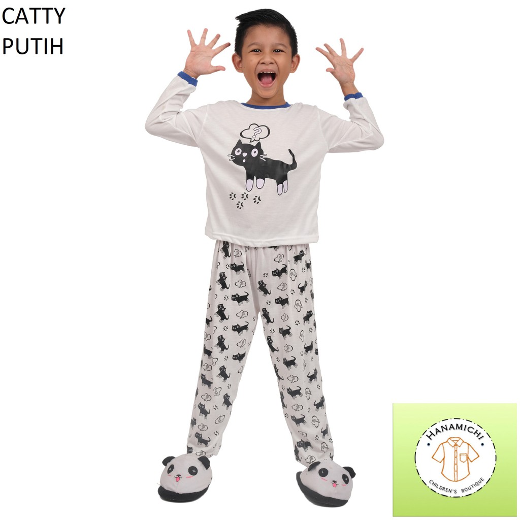 Hanamichi CATTY.PP Setelan Baju Tidur Setelan Anak Lengan Panjang