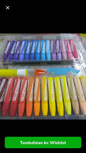 Crayon Krayon Oil Pastel 55 warna Titi