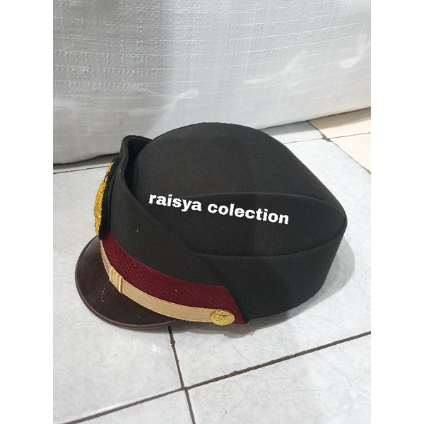 topi pet polisi wanita / topi pet polisi cewek