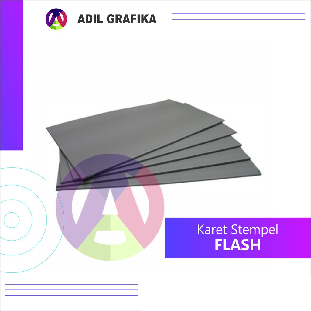 

KARET STEMPEL FLASH - TERMURAH