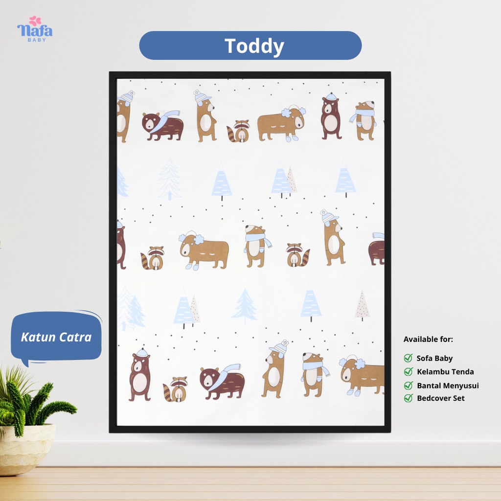 SOFA BABY TEMPAT TIDUR BAYI BANTAL KASUR BAYI MULTIFUNGSI NAFA BABY-TODDY
