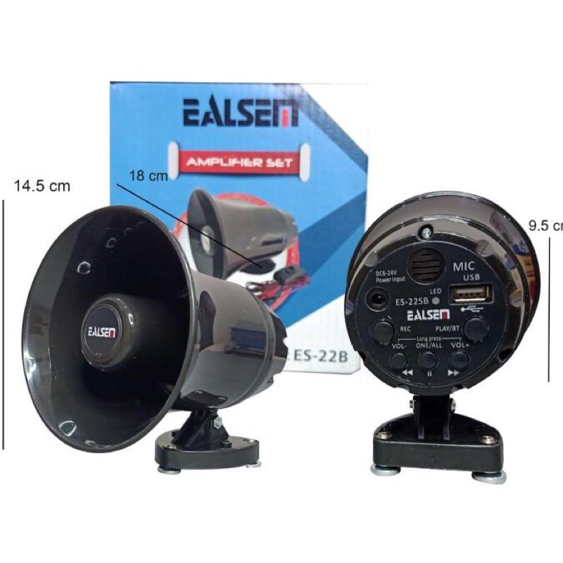 Speaker TOA ES-22B Bluetooth Pengeras Suara Portable