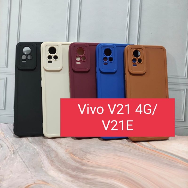 Soft case/slikon/kondom macaron pro camera/kamera type Hp Vivo V21 4G/V21E/V20 4G/V20E/V21 5G/V20SE