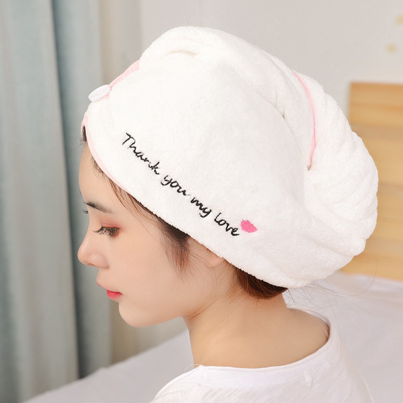 Handuk Keramas Cepat Kering Microfiber Magic Towel Rapid Dry Hair Turban - Turban Handuk Keramas