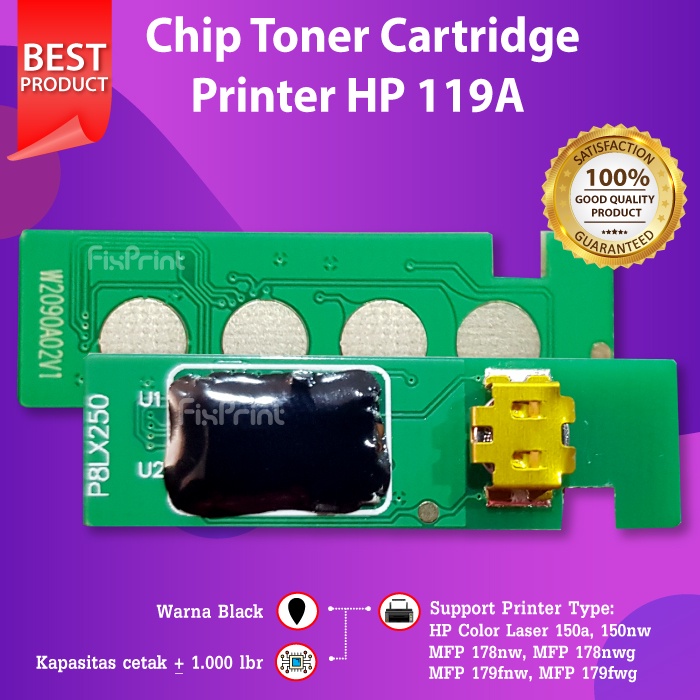 Chip Toner Cartridge HP 119A Printer Laserjet 150a 150nw 178nw 179fnw