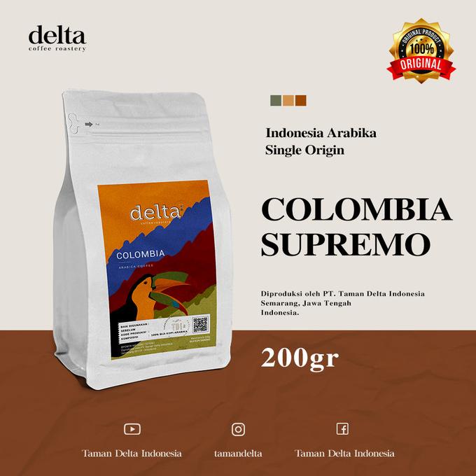 

[ COD ] Colombia Supremo Biji Sangrai 200gr BOOM SALE Kode 1052