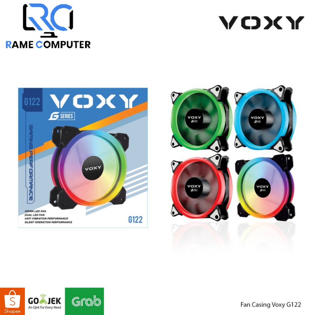 FAN CASING GAMING VOXY G122 RGB / FAN 12CM