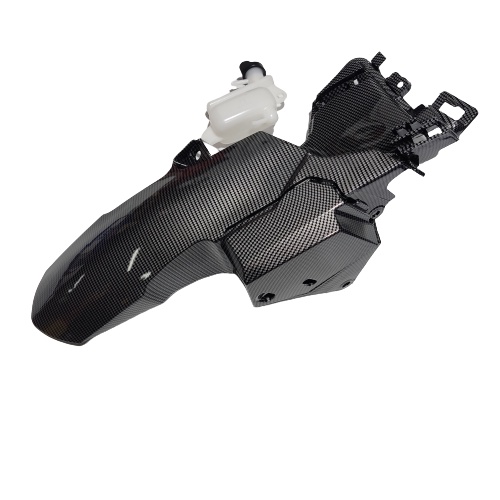 Spakbor kolong karbon radiator plus tabung air vario 125 150 2018 new