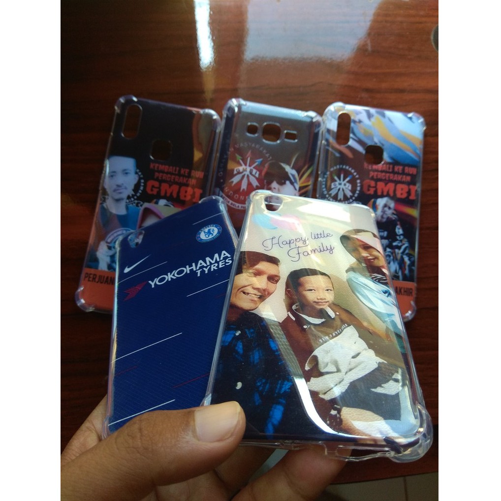 softcase glossy Custom case anticrack  desain racing pake foto sendiri