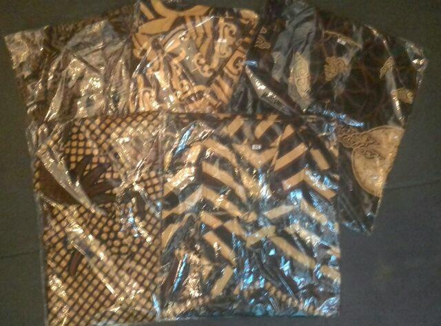 Kemeja Batik Sutra Sanwos Lengan Panjang Pekalongan Solo Jogja Murah Halus Dan Nyan M L Xl Xxl Sziey