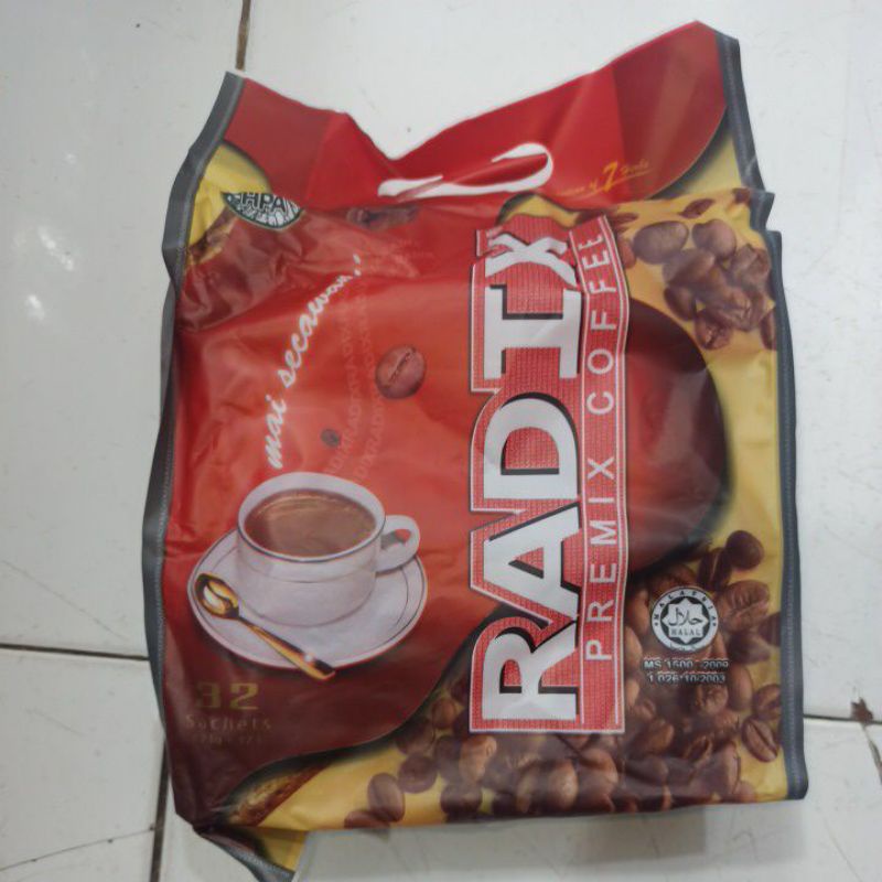 

Kopi Radix 32 Sachet HPA Malaysia 100% ASLI