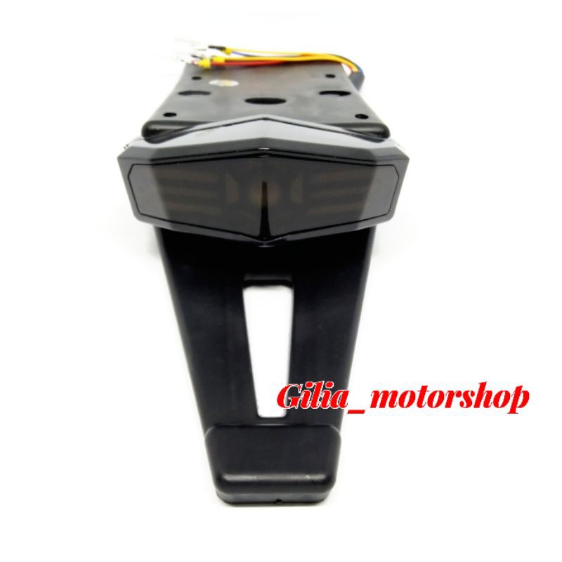 Stoplamp klx Buntut Spakbor Belakang Klx 3in1 Sen Lampu Stop Motor Klx 150 - Dtracker - Trail Lampu