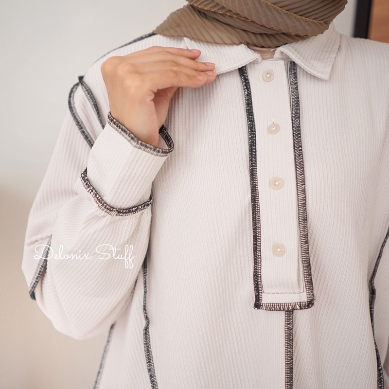 DELONIX | Lya Reversed knit shirt