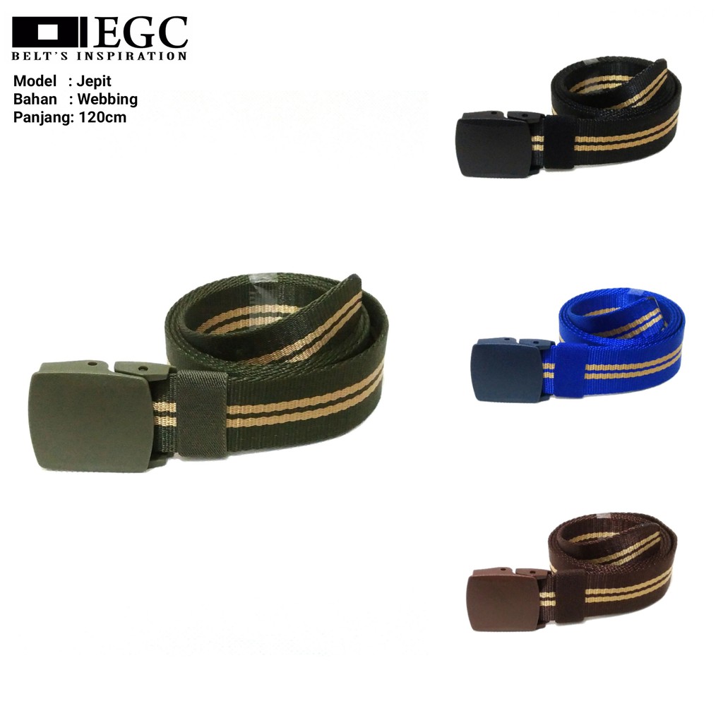 Ikat Pinggang Pria Katun Gesper Sabuk Pria Cowo Impor Army Tactical Series Katun Cowok Belt - KT-B