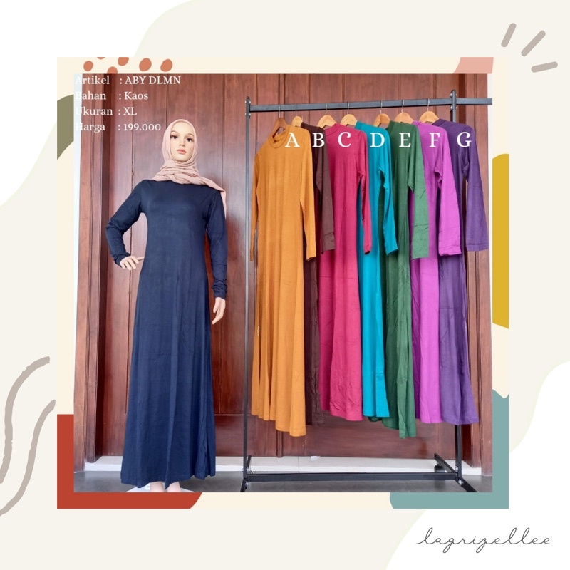 Abaya Daleman Kaos by Rumah Dannis