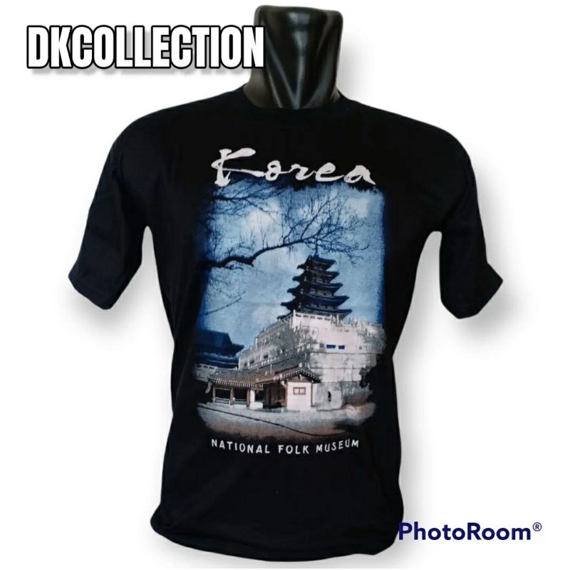 Oleh oleh kaos korea souvenir baju korea  kaos korea hitam korea