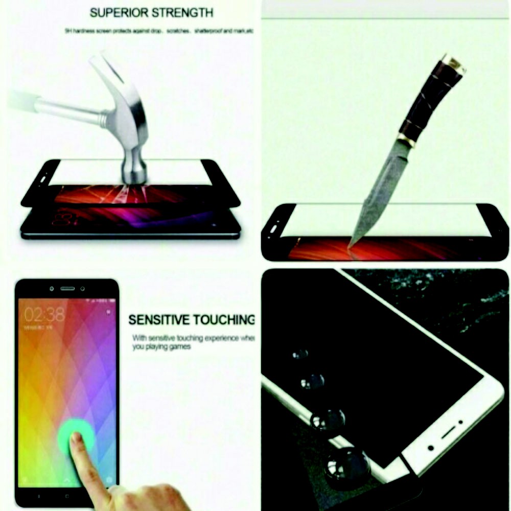 Tempered Glass Oppo F3 Plus / F3+ Full Colour / Anti Gores Kaca / Screen Protector