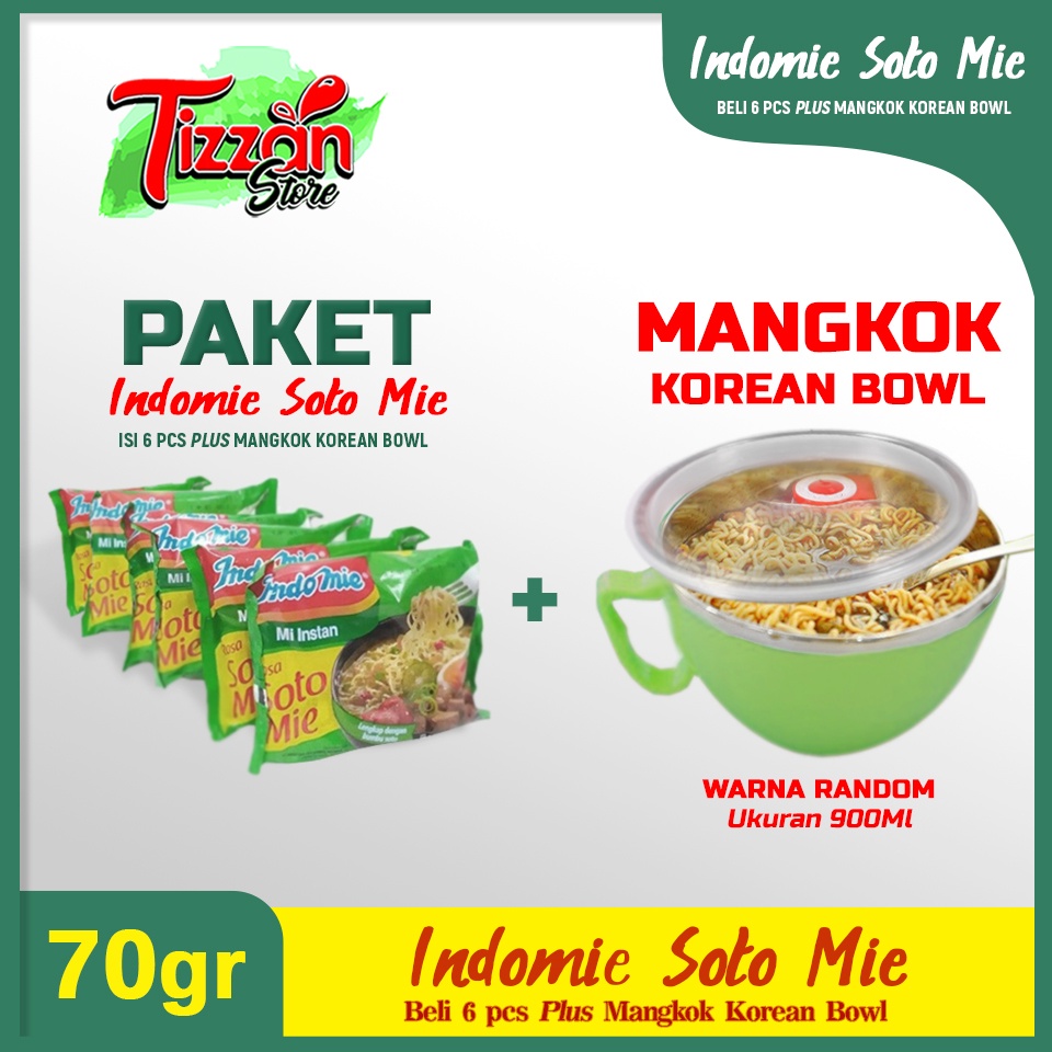 

Paket Indomie Soto Mie Pcs Gratis Mangkok Korean Bowl Premium 900 ml