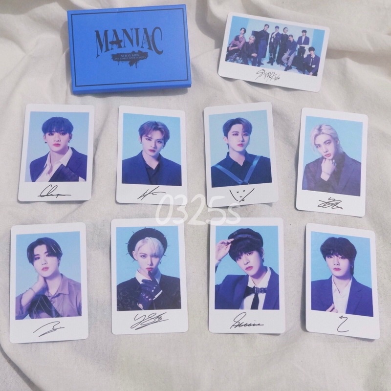 [ READY STOCK ] STRAY KIDS MANIAC POLAROID PHOTOCARD MD JAPAN VER.2