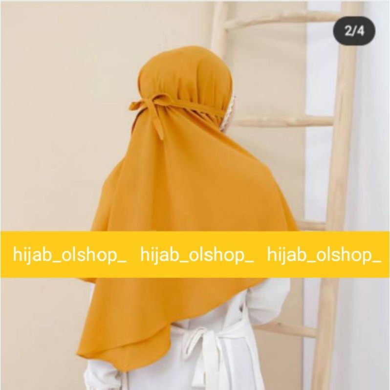 HIJAB BERGO RENDA (QUALITY PREMIUM)/ JILBAB RENDA MARYAM WOLFIS