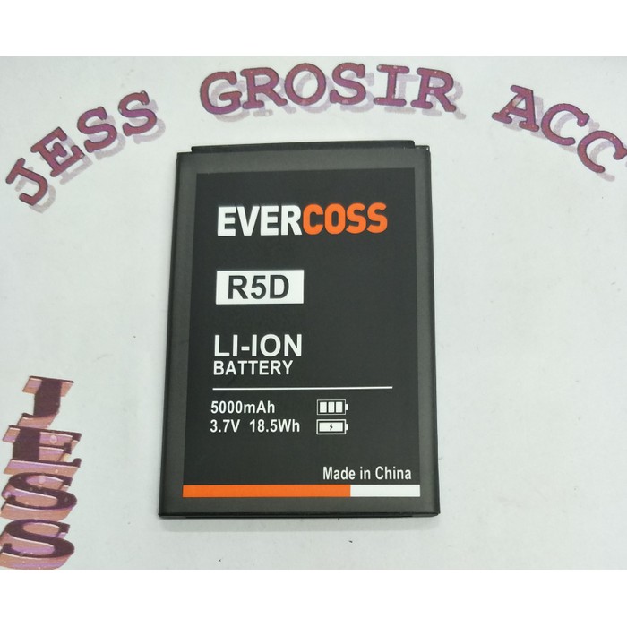 Baterai Battery Double Power Evercoss Evercross R5D Winner Y Style - Hitam