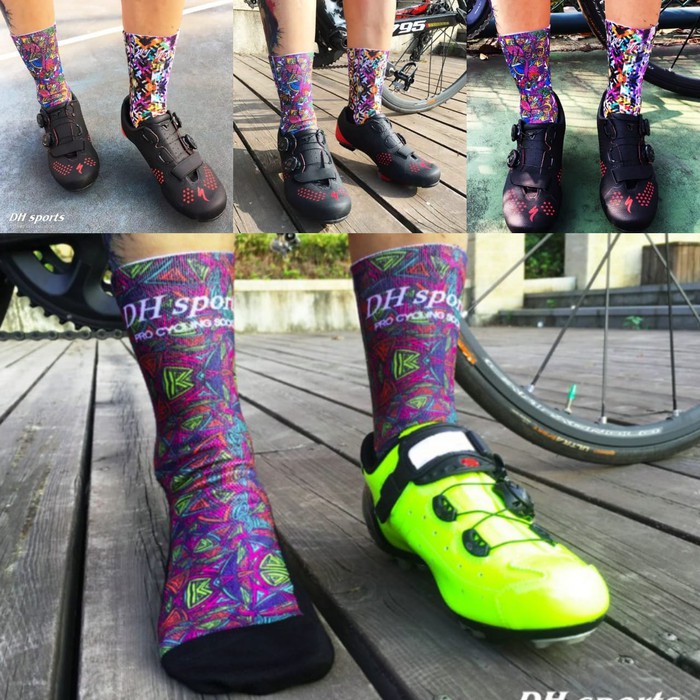 DHSPORTS PRO CYCLING SOCKS KAOS KAKI SEPEDA ROADBIKE