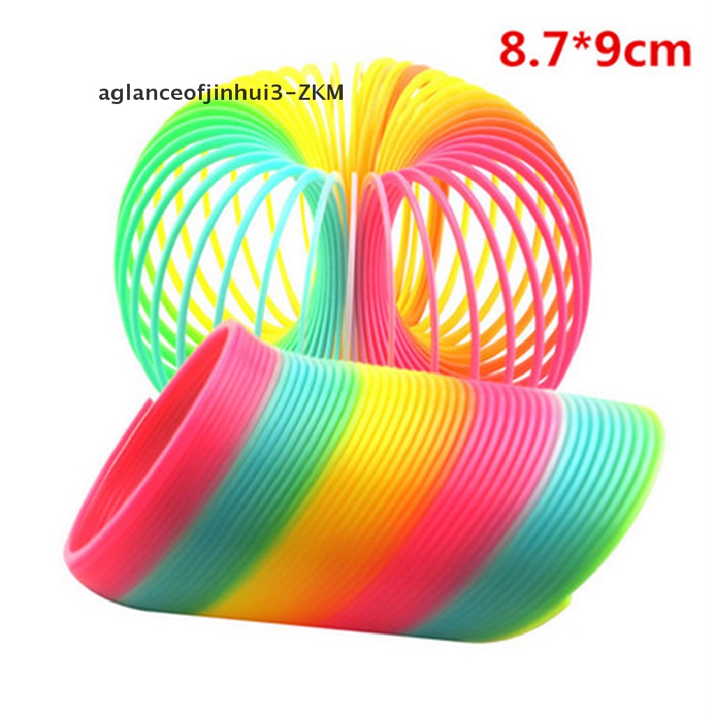 (AGID) Mainan Per Pegas JUMBO 8.7x9cm Warna Pelangi Untuk Anak 8.7x9cm Mainan Per Pegas JUMBO Warna Pelangi Untuk Anak Sweater Kaos Hoodie Lengan Panjang Ukuran JUMBO Untuk Wanita