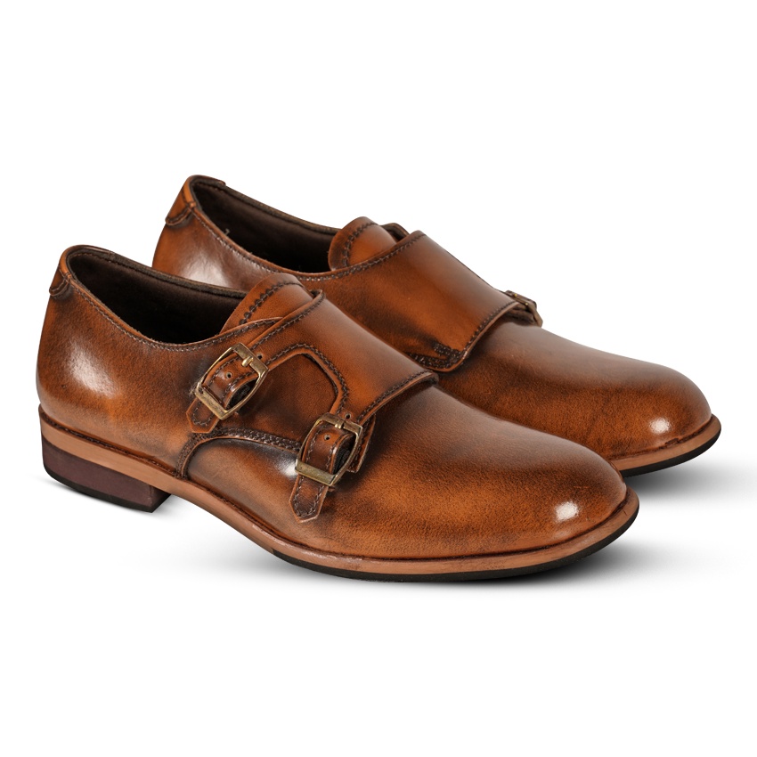 GILLY MONKSTRAP TAN WOMEN SHOES - NAPPA MILANO