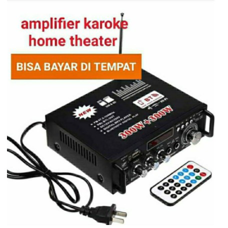 Amplifier Bluetooth Junejour 600W,Karaoke Hometeater FM Radio